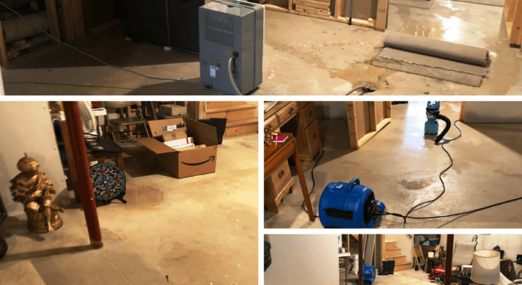 Water Damage and Sewer Backup from Property located in Green Bay Wisconsin