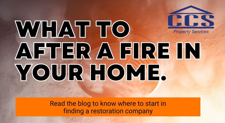what to do after a home fire